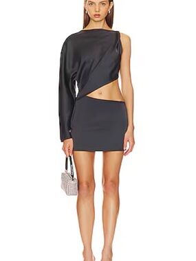 lioness le chateau mini dress LIONESS Honey Corset Mini Dress Navy